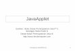 JavaApplet - ftp.gunadarma.ac.idftp.gunadarma.ac.id/handouts/S1_Sistem Informasi/pemrograman web... · Skema kompilasi - eksekusi Kode sumber Dlm bhs Java Kompile java Bytecode -kode