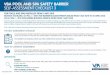 VBA POOL & SPA SAFETY - CHECKLIST 3ai - vba.vic.gov.au · This self-assessment checklist is intended to help pool and spa owners maintain the safety of pool barriers installed (or