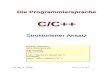 C C++1-4 strukturierter ansatz - staff.hs-mittweida.dethiem1/cpp/unterlagen/kap01/theorie01.pdf · C/C++ kennt keine Prozeduren sondern nur Funktionen mit Wertübergabe (call-by-