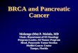 BRCA and Pancreatic Cancer - facingourrisk.org · Male Female 10 Leading Cancer Types for Estimated Deaths by Sex in the US 2008 10 Leading Cancer Types for Estimated Deaths by Sex