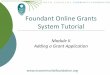 Foundant Online Grants System Tutorial Uploading Tips Click on the link to save the template to your computer (that matches your type of request). Complete the budget template. Click