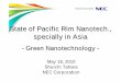 State of Pacific Rim Nanotech., specially in .State of Pacific Rim Nanotech., specially in Asia