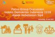 Focus Group Discussion Indeks Demokrasi Indonesia 2016 ... · motor diparkir di rumah warga yang berdekatan dengan sekolahnya. Saat hendak parkir, ternyata kepala sekolah (kasek)