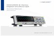 SDS1000X-E Series Digital Oscilloscope · and an embedded application that allows remote control via web browser. Table 1 General features Model SDS1104X-E SDS1204X -E SDS1202X -E