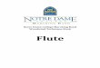 Notre Dame College Marching Band Woodwind Technique Book … · Ib. Articulation - Attack, Sustain and Release *This exercise is used to facilitate breath control through the three