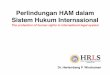 Perlindungan HAM Hukum Internasional (Bkk) · Perlindungan HAM dalam Sistem Hukum Internasional The protection of human rights in international legal system Dr. Herlambang P. Wiratraman