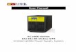 User Manual - elektronika-mp.hr EC1000 1-3kVA.pdf · EC1000 Series 1K/2K/3K Online UPS Uninterruptible Power Supply System User Manual