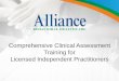 Comprehensive Clinical Assessment Training for Licensed ... Comprehensive Clinical Assessment Training