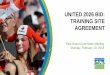 UNITED 2026 BID: TRAINING SITE AGREEMENT · 2018-02-21 · the 2026 FIFA World Cup ... •The successful resume of hosting global events in Vancouver 17 . Economic Impact •Boston