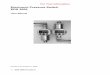 Electronic Pressure Switch EDS Pressure Switch EDS 3000 User Manual Revision: November 01, 2002 1. EDS