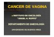 C ncer de Vagina - igmdp.com.arigmdp.com.ar/old/download/educmedica/diapositivas/Cáncer de Vagina...cancercancer de vagina de vagina instituto de oncologÍa “angel h. roffo” departamento
