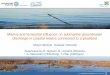 Marine and terrestrial influence on submarine groundwater ... · 2014-09-04, Hier ggf. Veranstaltungstage oder Autor oder beides © 2016 UNIVERSITY OF ROSTOCK | Baltic TRANSCOAST