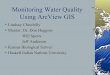Monitoring Water Quality Using ArcView GIS - CPCBcpcb.ku.edu/media/cpcb/progwg/assets/sedimentwg/Chischilly 2001.pdf · Monitoring Water Quality Using ArcView GIS Lindsay Chischilly