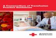 A Compendium of Transfusion Practice Guidelines · the recipient plasma and must be crossmatched (serologi- ... CMV-seronegative or leukocyte-reduced), irradiated and leukoreduced