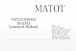 Vertical Material Handling - matot.com · Explore the various types of Vertical Material Handling Systems that are available Explore the varieties of materials and types of buildings