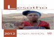Flash Appeal for Lesotho 2012 · Web viewPAI Plan PMU-I Première Urgence RC/Germany RCO Samaritan's Purse Save the Children SECADEV Solidarités SUDO TEARFUND TGH UMCOR UNAIDS UNDP