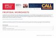 PROPOSAL WORKSHEETS - American Congress of … · 2018-06-05 · ACRM 2017 Annual Conference Proposal Worksheet | 1 PROPOSAL WORKSHEETS All submissions must be submitted online via