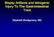 Biopsy Artifacts and Iatrogenic Injury To The Gastrointestinal Tract · 05-05-2018 · pathway B&T lymphocytes depend almost completely on this pathway so the medication inhibits