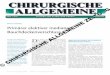 CHIRURGISCHE ALLGEMEINE - bbraun.de · cke nach offener Therapie einer sekundären Peritonitis un-ter Verwendung eines Abdominal-VAC-Systems ebenfalls in der beschriebenen Technik