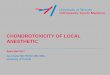 CHONDROTOXICITY OF LOCAL ANESTHETIC - OMA .CHONDROTOXICITY OF LOCAL ANESTHETIC Sport Med 2017 Jas