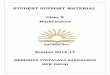 STUDENT SUPPORT MATERIAL - Kendriya Vidyalaya … · STUDENT SUPPORT MATERIAL . Class X . Mathematics . Session 2016-17 . KENDRIYA VIDYALAYA SANGATHAN . ... 1(ii),(viii),2 (ii),(iii)