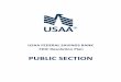 PUBLIC SECTION - Federal Deposit Insurance Corporation · PUBLIC SECTION . USAA FSB IDI ... mutual funds, discount brokerage ... The offering and management of transaction accounts,