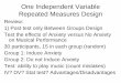 One Independent Variable Repeated Measures Designpeople.uncw.edu/noeln/documents/355One-FactorRepeatedMeasuresDesign_007.pdf · Repeated Measures Design Example: The study reported