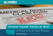 Mental Health Parity at Risk MENTAL HEALTH PARIT AT RIS B efore the Affordable Care Act (ACA), the individual health insurance market was riddled with persistent problems of availability,