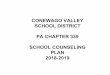 CONEWAGO VALLEY SCHOOL DISTRICT PA CHAPTER 339 SCHOOL COUNSELING … · We believe an effective school counseling program should provide counseling, coordinating, and consulting services