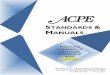 STANDARDS MANUALS - ACPE Manuals/2010 Ethics Manual.pdf · I. Mission and Vision of the Association for Clinical Pastoral Education, Inc. (ACPE) Mission . Advancing exceptional experience-based