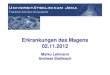 Erkrankungen des Magens 02.11 - uniklinikum-jena.de2012-p-92.pdf · Reizmagen (funktionelle Dyspepsie) Beschwerden > 3 Monate ohne strukturelle oder biochemische Läsion. Typische