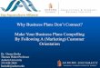Why Business Plans Don’t Connect? - soyaquaalliance.com · Why Business Plans Don’t Connect? ... of all attributes built into the product / service to ... Contingency Planning