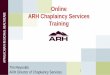 ARH Chaplaincy Services - arh. · PDF file8 . ARH PRINCIPLES OF ... •ARH Chaplains seek to assist patients to use their personal religious and spiritual beliefs and practices in