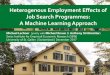 Heterogenous Employment Effects of Job Search Programmes ... London kurz.pdfHeterogenous Employment Effects of Job Search Programmes: A Machine Learning Approach Michael Lechner (jointly