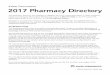 Kaiser Permanente 2017 Pharmacy Directory · Kaiser Permanente 2017 Pharmacy Directory This pharmacy directory was updated on 08/2017. For more recent information or other questions,