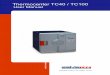 Thermocenter TC40/100 Usermanual - Cole-Parmer · Fuzzy-Logic microprocessor controller with digital alphanumeric LCD-Display, real time clock, variable fan speed and temperature