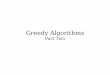 Greedy Algorithms - Stanford University · Another approach to proving greedy algorithms work correctly. Trees. A tree is an undirected, acyclic, connected graph. An undirected graph