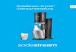 SodaStream Crystal Gebrauchsanleitung · Kontakt SodaStream ist ein eingetragenes Handelszeichen der Firma SodaStream International Ltd. und ihrer Tochtergesellschaften. Änderungshistorie