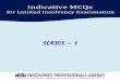 Indicative MCQs - icsi.edu · Reconstruction of Financial Assets and Enforcement of Security Interest Act 2002 and The Payment and Settlement Systems Act 2007. C Provincial Insolvency