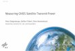 Measuring GNSS Satellite Transmit Power - igs.org - Steigenberger.pdf · Measuring GNSS Satellite Transmit Power Peter Steigenberger, Steffen Thölert, Oliver Montenbruck . ... Link