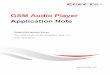 GSM Audio Player Application Note - Quectel … Module GSM Audio Player Application Note GSM_Audio_Player_Application_Note Confidential / Released 2 / 32 About the document History