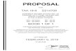 PROPOSAL - thruway.ny.gov · PROPOSAL FOR TAA 19-8 D214709 PAVEMENT REHABILITATION ON 1-87 FROM MP 121.2 TO MP 134.9 N/S AND ... (TA-44117) which is included in the Proposal. A Bid