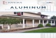 ALUMINUM - lansingbp.com · an Astragal with decorative capital and low profile base. These structural columns are offered in 6", 8" and 10" widths