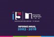 INFORME ANUAL 2003 - 2018 - puerta-abierta.orgpuerta-abierta.org/wp-content/uploads/2019/05/InformeAnual2018PA.pdf · INFORME ANUAL 2003 - 2018. LOS TRES SUEÑOS DE PUERTA ABIERTA