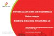 Enabling Indonesia 4.0 with Geo-AIesriindonesia.co.id/u/lib/esriid/mob/20190329062335_6fe90a939d3fb9139/skk-migas... · meliputi kegiatan survey geologi & geofisika, pengeboran sumur,