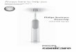 Philips Sonicare PowerUp HX3100 Series · guarantee leaflet. If there is no Customer Care Centre in your country, go to your local Philips dealer. ... hubungi dokter Anda jika mengalami