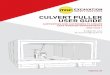 CULVERT PULLER USER GUIDE - mgf.ltd.uk · The MGF Culvert Puller is a mechanical device; designed to improve the installation . process of concrete culverts. The unit uses hydraulic
