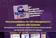 Recommendations for VZV management in … cliniques Recommendations for VZV management in patients with leukemia Dan Engelhard, Pierre Reusser, Rafael de la Camara, Hermann Einsele,
