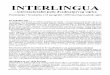 Interlingua - internacionalni jezik dvadesetprvog - internacionalni jezik dvadesetprvog...  INTERLINGUA