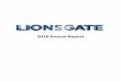 2018AnnualReportinvestors.lionsgate.com/~/media/Files/L/LionsGate... · FORWARD-LOOKING STATEMENTS This report includes statements that are, or may be deemed to be, “forward-looking
